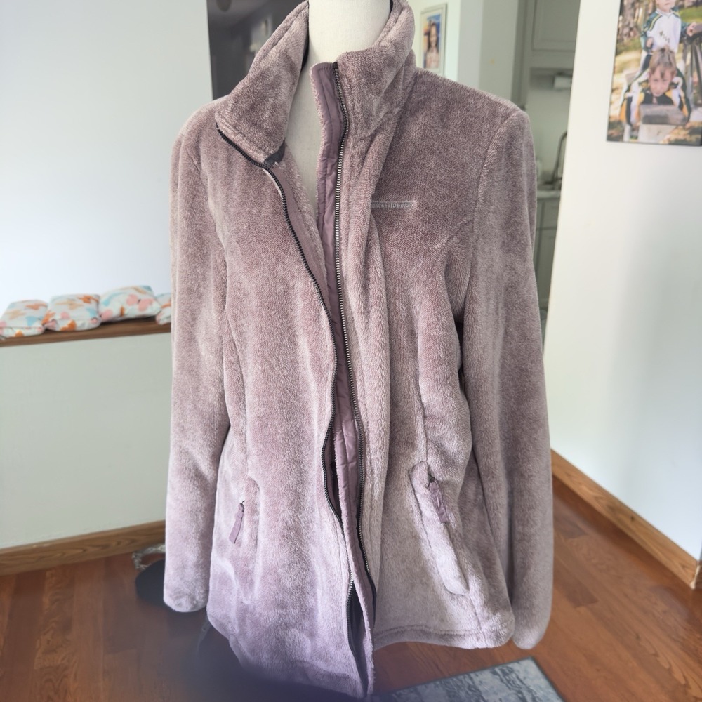 Free Country Women's Plush Butter Pile Soft & Cozy Jacket-Purple- Small